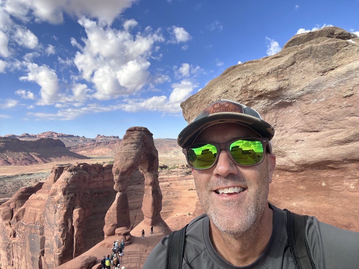 clint20white's tweet photo. Another hiking opportunity with my @TheBeachbilly hat. #Utah #delicate #doublearches https://t.co/hEHKikqGQo