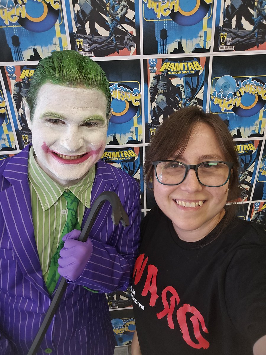 Shellsweeet's tweet photo. Its Batman Day at work! https://t.co/OEp6kftto1