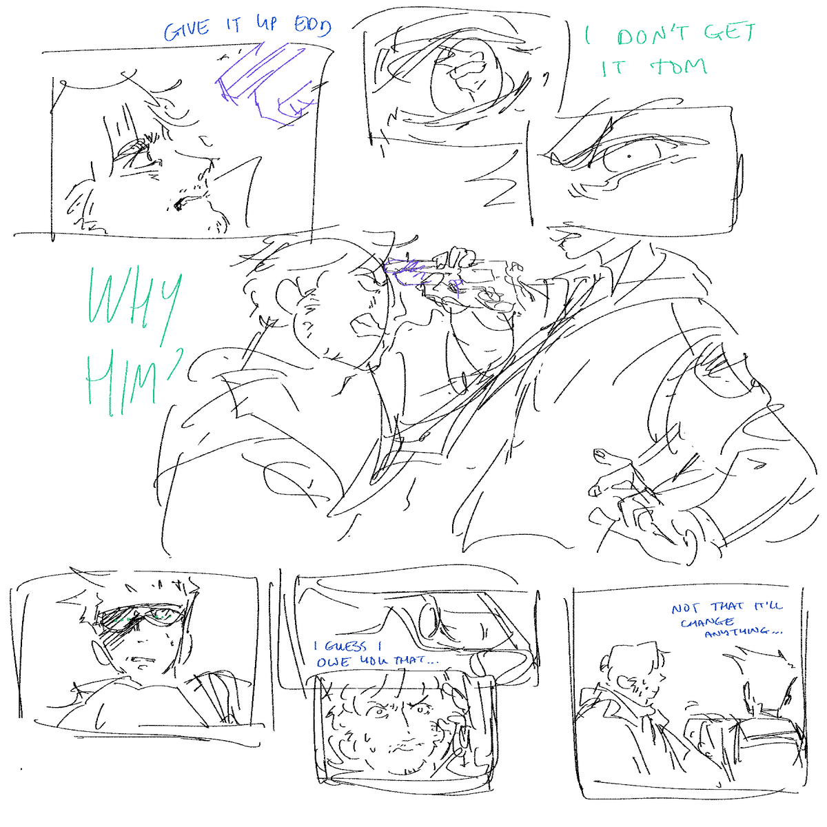 Jijgantic's tweet photo. silly comic and crossovers in my head #eddsworld https://t.co/PrmxIfxN3t