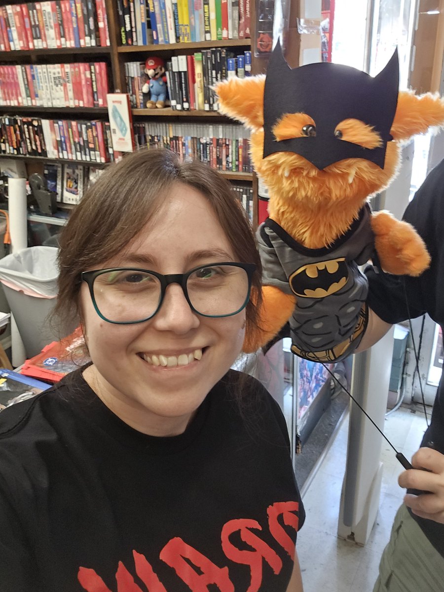 Shellsweeet's tweet photo. Its Batman Day at work! https://t.co/OEp6kftto1