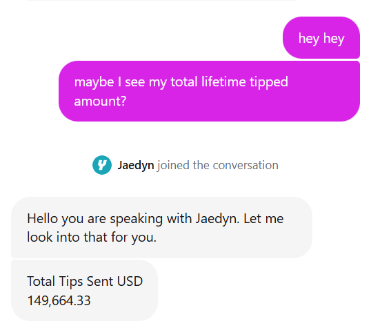 JerzyNFT's tweet photo. ALMOST $150,000 GIVEN AWAY FROM ONE ACCOUNT

WHO DO I NEED TO TIP TO GET THIS TO $150K

DROP YOUR @yeet USERNAMES AND RT https://t.co/fwXrIHI184