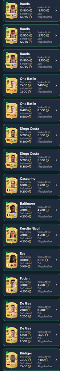 MM___TV89's tweet photo. ÜV brennt völlig🤯🔥🔥🔥

Das ist ein unglaublicher Start, bis auf ein paar Ausnahmen ausschließlich mit Karten bis 3k🙏

Low Budget ist es🔥
Kaum Risiko✅️
Viele Verkäufe✅️
Schöne Gewinne✅️

Trotzdem kaufe ich erst morgen früh nach bezüglich SB Rewards🙏

Und wer weiß, vielleicht gibt es da, das ein oder andere Schnäppchen✅️

#FC27
