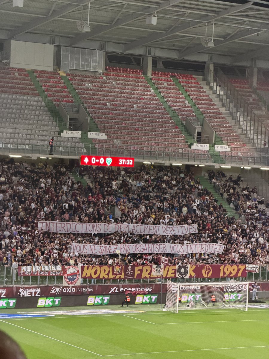 snuupTW's tweet photo. « Interdictions de déplacement répétitives. Vous ne savez pas organiser, vous interdisez » #FCMASSE https://t.co/cGjNLLeClN