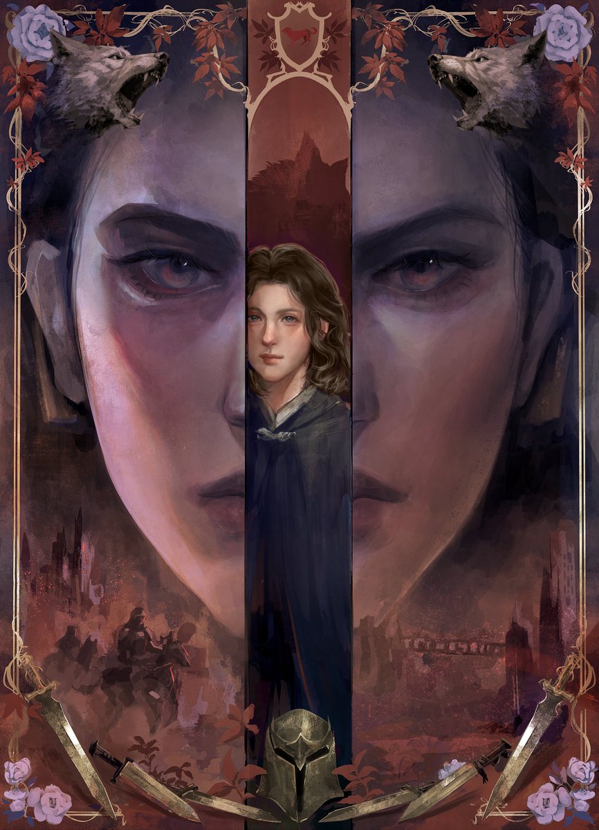 lyannaweek's tweet photo. "Lyanna might have carried a sword, if my lord father had allowed it. You remind me of her sometimes. You even look like her."  #Aryaweek2026 Day 6

art by: Dang Thu Ha https://t.co/5kN8MMzxWw