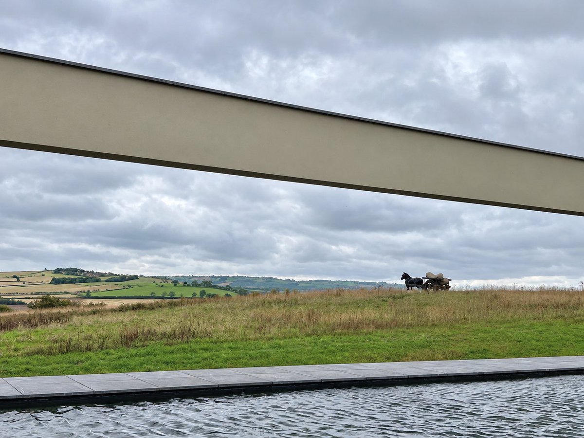 carolematthews's tweet photo. Fab outing to Windmill Hill at Waddesdon home of the Rothschild archive and lots of fancy modern art. Part of the national Heritage Open Days. C : ) xx https://t.co/R1RWMg44yH
