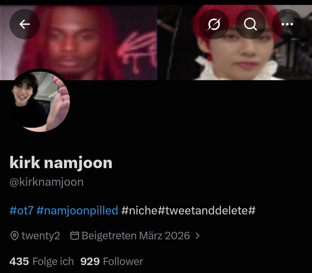 kirknamjoon's tweet photo. #matching pfps for #couples @koompi7 😜🦶🏻💦 https://t.co/WyGDdCFS6I
