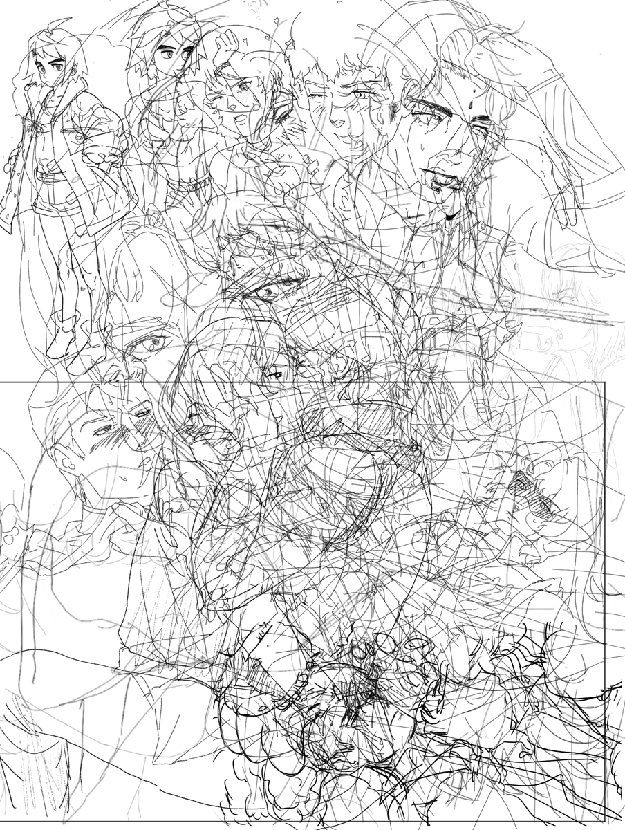 9dfgy1's tweet photo. 선화만 그리는 그림의 장점은 한장으로 여러그림를 볼 수 있다는거죠 https://t.co/sMKTA4LkXV