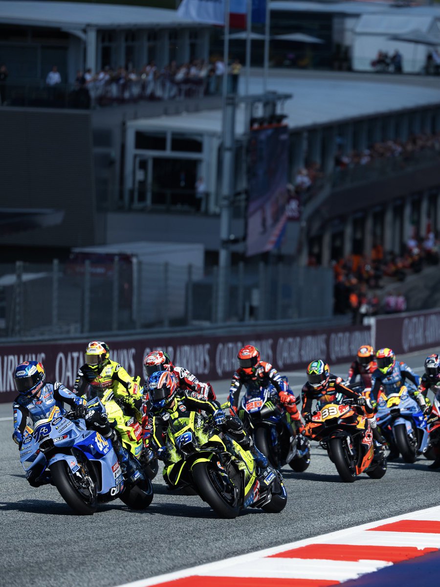TrackhouseMoto's tweet photo. Roaring through the hills. 

#AustrianGP https://t.co/F9NfYep5Z8