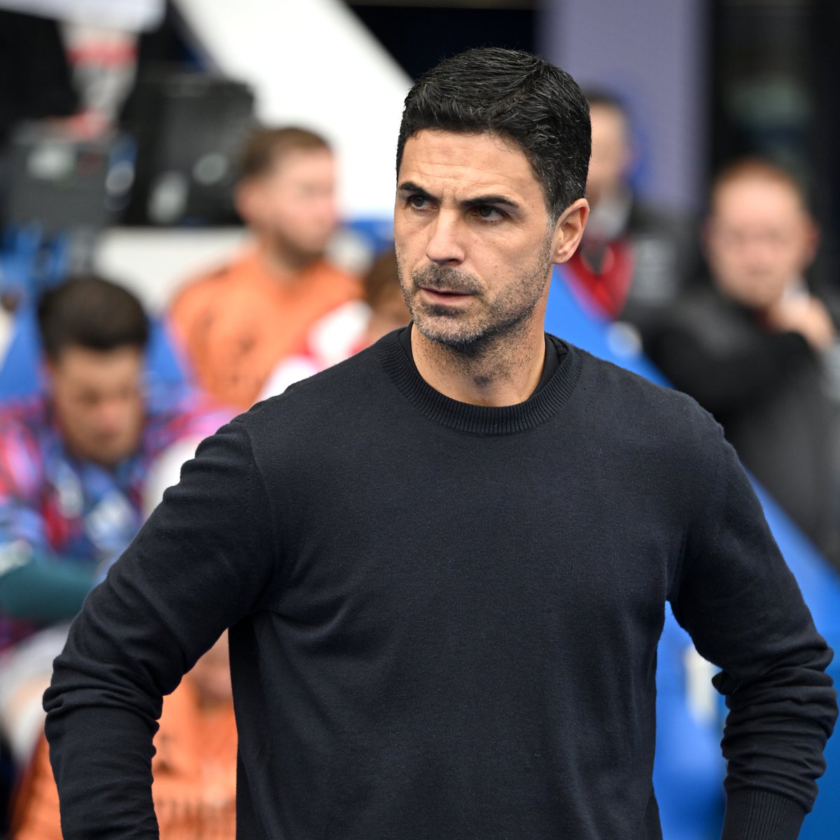 MailSport's tweet photo. Mikel Arteta fumes at Arsenal stars after 3-0 thumping by Brighton as Gunners boss warns defeat was a 'big lesson' 😬 https://t.co/Tk22Yfdg7p