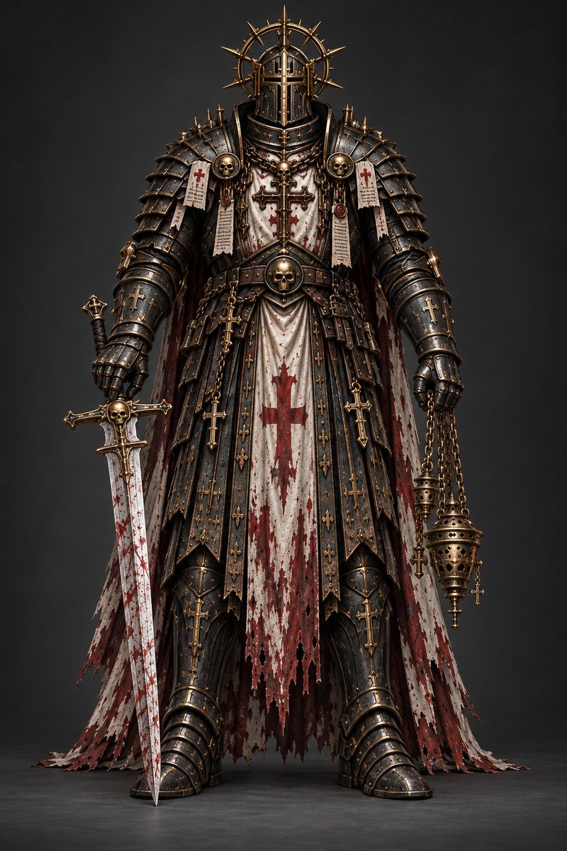 SwiftOmen's tweet photo. Concepts for two of the captains for Ashen Skies:
Grave Palidin 
Dragon Knight 
#AshenSkies #gamedev #unreal #darkfantasy https://t.co/nV5ingsNT6