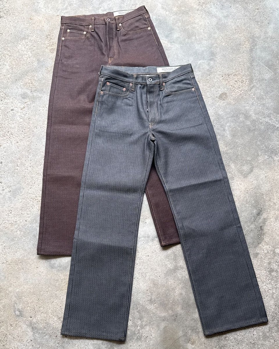 CojpGallery's tweet photo. Kapital Century Denim 5P Wide Leg Monkey TH 

Now available in a new wide straight cut, this piece features the Monkey TH silhouette with a relaxed fit through the rise and thighs.

#centurydenim #kapitaljapan #kapitalglobal https://t.co/9FPpTRPznZ