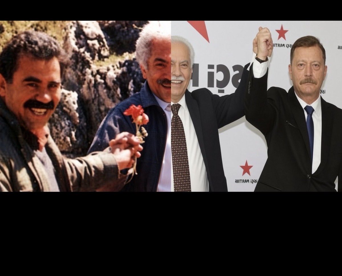 Uykuluk007's tweet photo. @Dogan_Karayel @umitozdag @zaferpartisi Yaaa tabi tabi!
Bir Harbiyeli Apo’ya çiçek veren adamın (Perinçek’in) partisine neden üye olur ? https://t.co/pXX7HDTBv6