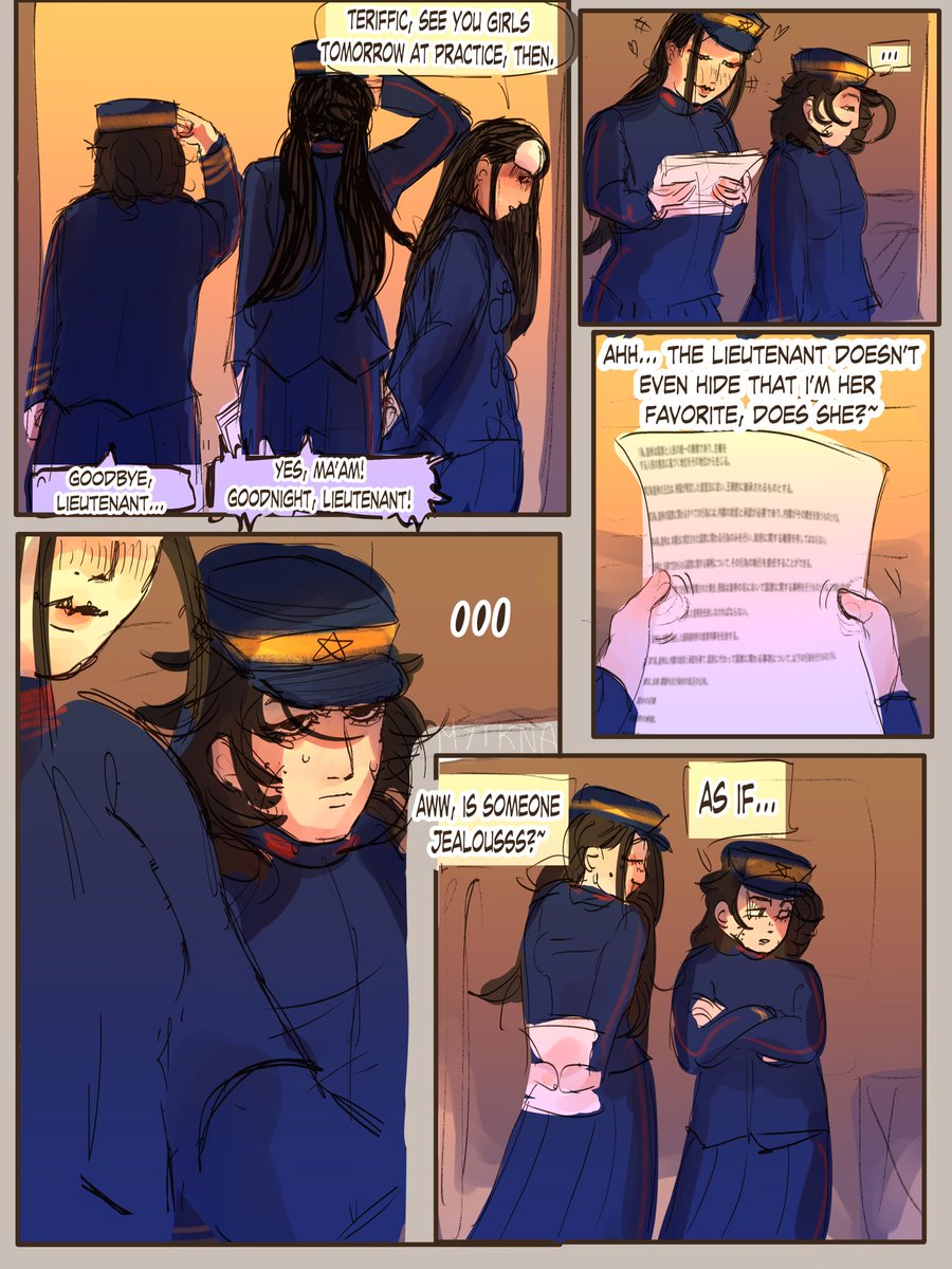 mytkna's tweet photo. Fem angsty Usao comic! I never do angst so forgive if corny sob… #usao #usamitokishige #ogatahyakunosuke #goldenkamuy #goldenkamuyfanart https://t.co/PsQRdZvZsw