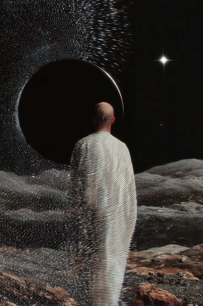 stunnifer's tweet photo. ✨ NEW ARTWORK ON ETH✨

THE LAST SPARK is now a part of “Fragments of Eternity” collection and available on OpenSea.

What if consciousness is the last spark of a universe already gone?

1/1 artwork 
0.06 eth 
🌌 https://t.co/HgkSALgvEX