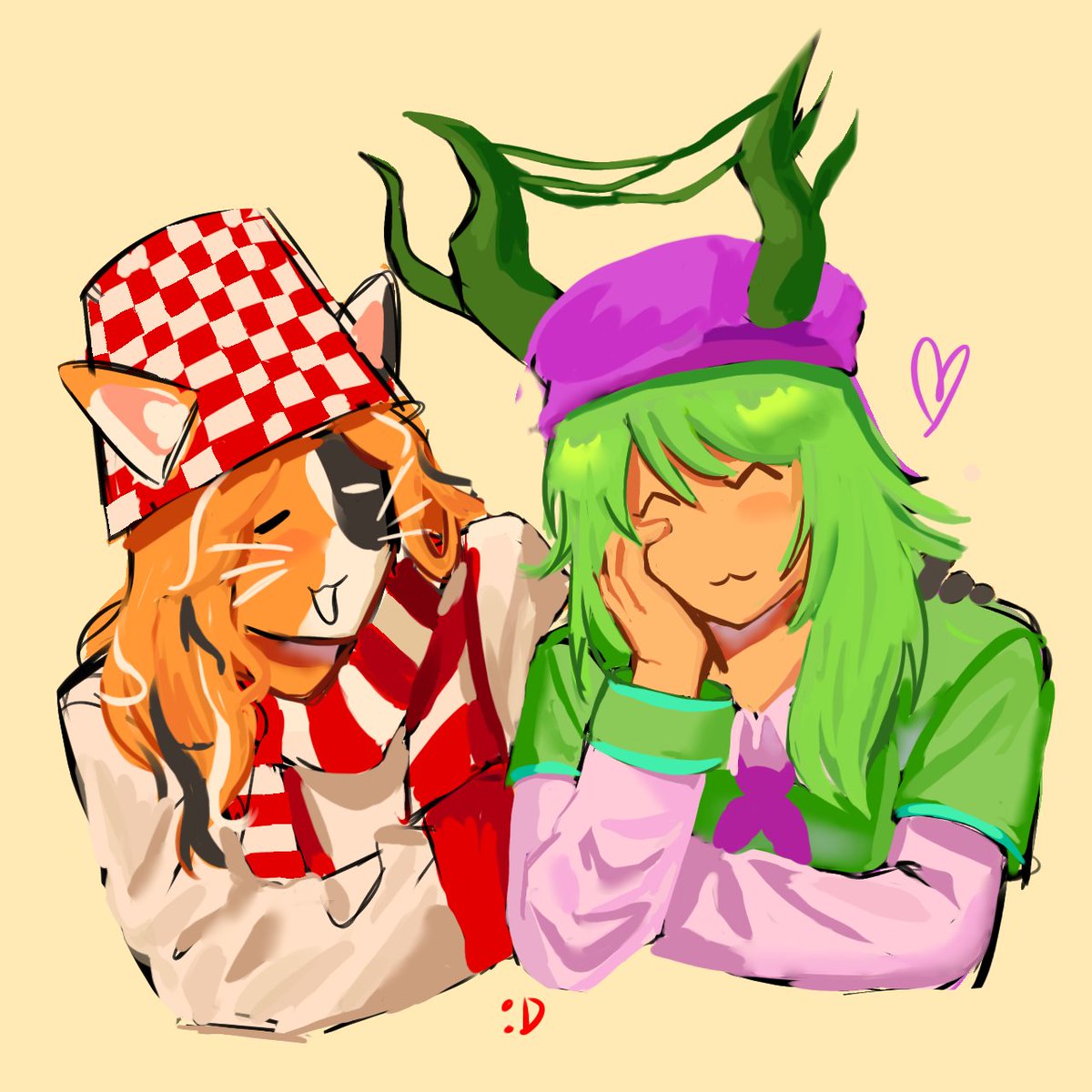 Frendwawa's tweet photo. art trade again!!!
by @coolphasing https://t.co/5pBdN9EtUC