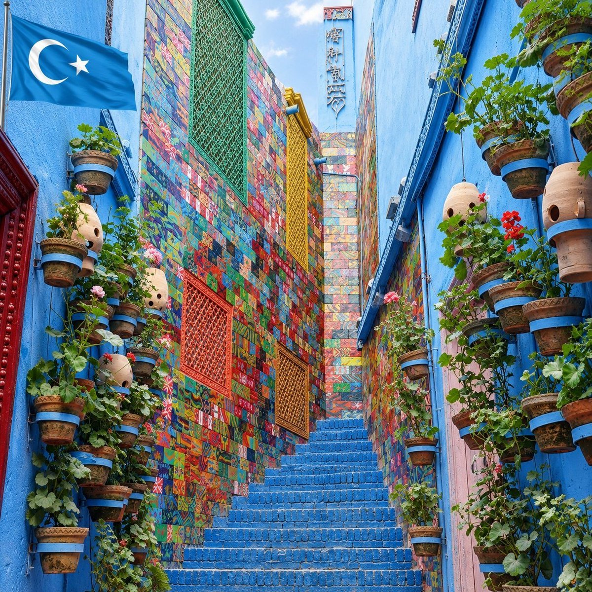 dali_Qarga's tweet photo. چند تصویر زیبا و خاص از معماری سنتی تورک‌های اویغور در شهر تاریخی کاشغر، قلب فرهنگی ترکستان شرقی🩵

*تورک ادیت* https://t.co/j7lR80tOjs