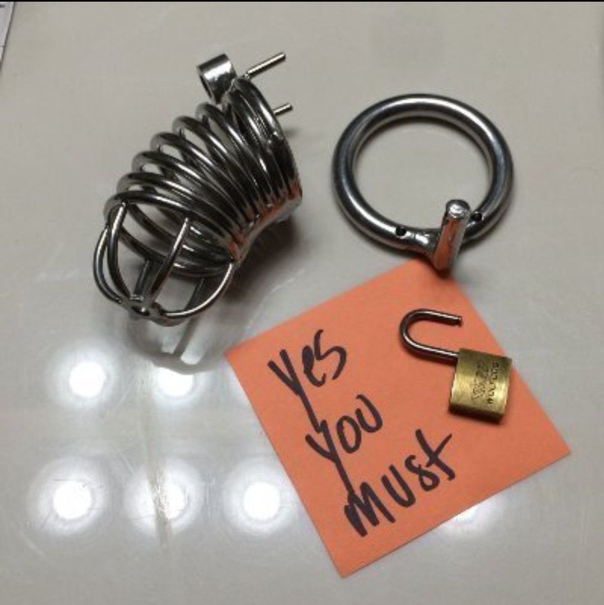 MasterRed1917's tweet photo. Remember where you belong, boy. You are not equal. Equality among men and boys does not exist. You are inferior, and that will never change, boy. This is what you were born to do. Accept it, get over it, and put the cage on.

and don't you dare take it off unless you want to be permanently fixed.
