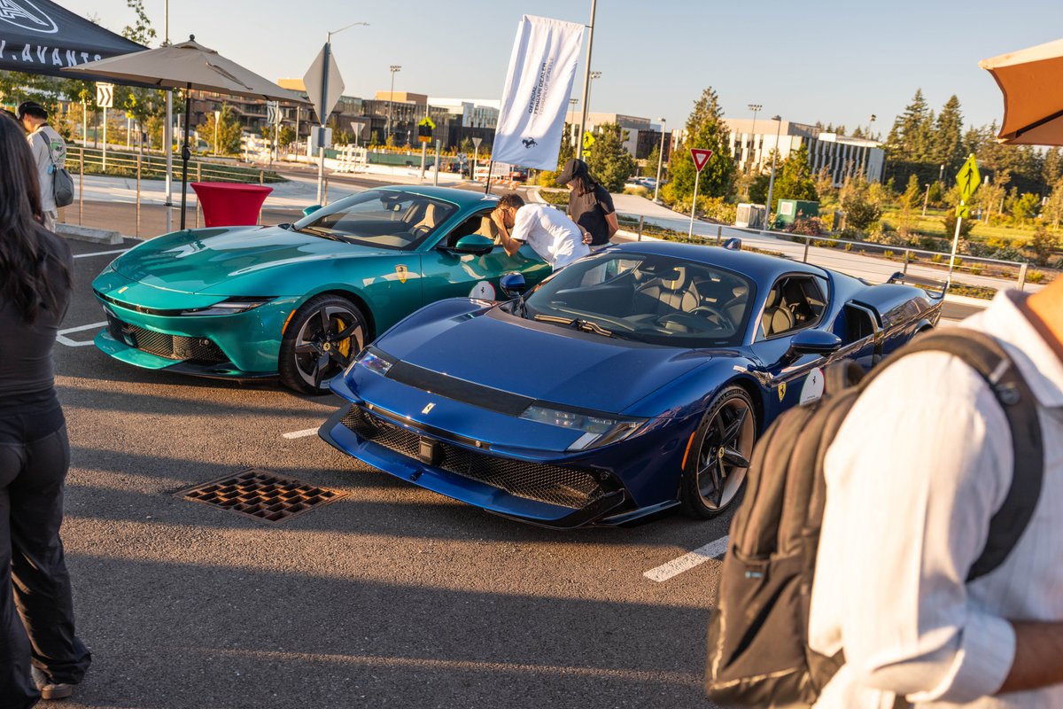 FerrariSeattle's tweet photo. We joined @AvantsOfficial for the 2026 Microsoft Car Show, the headquarters in Redmond, Washington. The event benefitted United Way King County's Reconnecting Youth program on a sunny Thursday evening

We showcased both our new Amalfi and 849 Testarossa range cars. https://t.co/oDU6dJuaR8