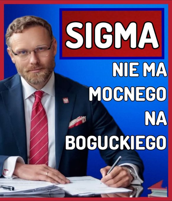 PolakzPol's tweet photo. Popierasz Boguckiego 
a) Tak 
b) Nie
c) Nie wiem https://t.co/mfciOKyc12