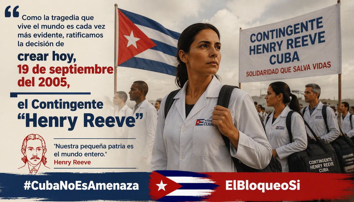 yerocaracas2026's tweet photo. El Contingente Henry Reeve ha demostrado que la solidaridad no conoce fronteras. 🌎❤️ #HenryReevePorLaVida https://t.co/EPw9qBvXqx