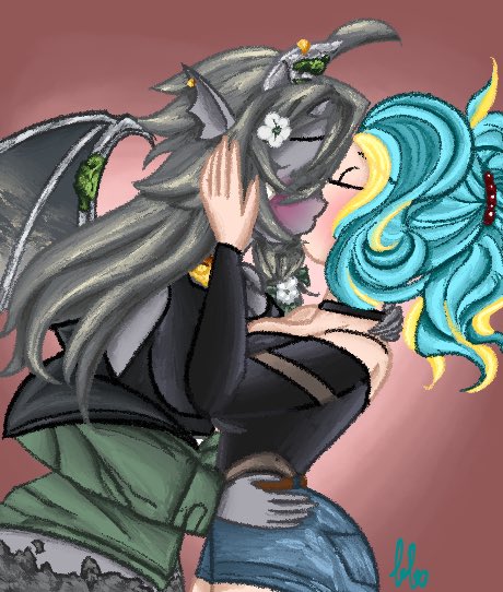 briarbianca's tweet photo. happy birthday @JaxVTuber!! heres a happy birthday kiss to honor your very special day! @LuminusRed #GoyleGallery #Lumicreate https://t.co/1lUtFHyCiz