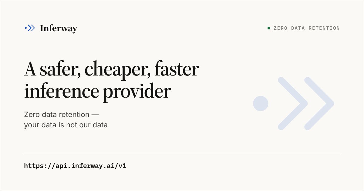 Inferway_Ai's tweet photo. Minimax H3 is now live on Inferway!🚀

Experience faster, safer, and more cost-effective AI inference today!🤩🤩

Try it now ⬇️
https://t.co/FtEPIDkYWR https://t.co/UvmQaPgHpx
