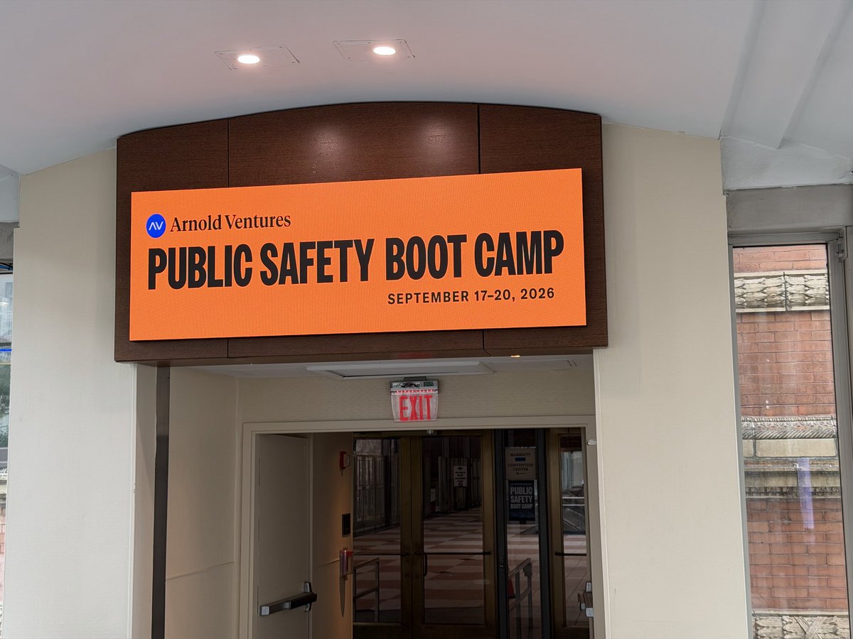 SasserModestino's tweet photo. Excited to share my decades-long work on summer youth employment programs at this Arnold ventures public safety boot camp in Philadelphia! Extra bonus to make new friends and see old ones while also running around Philly and visiting my favorite landmarks! https://t.co/z6T1iLxJ6y