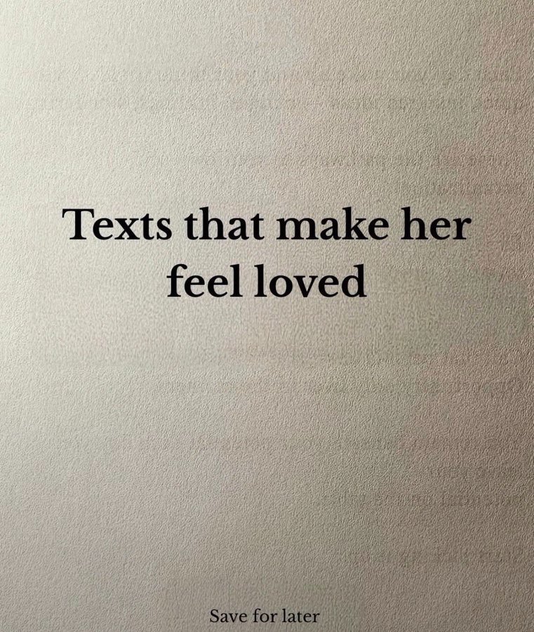 SophiatechAIx's tweet photo. Texts that make her feel loved

- THREAD 🧵 - https://t.co/b7nj4ByVOU