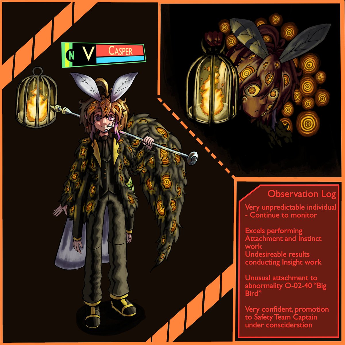 Norrrian's tweet photo. Turning some friends into Lobotomy Corporation employees!

#ProjectMoon #LobotomyCorporation https://t.co/898lhFs3Lh