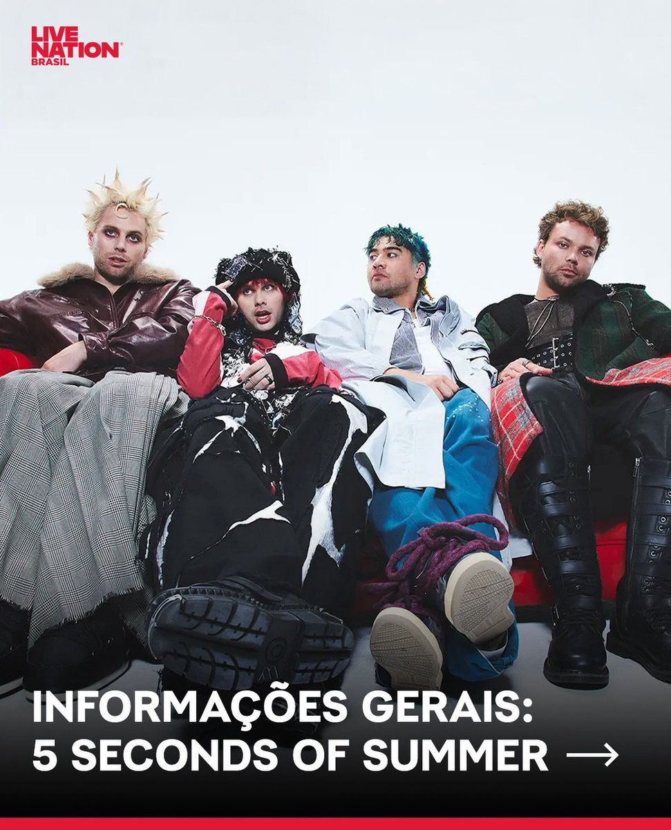 5SOSBrazil's tweet photo. 🚨| Live Nation acabou de postar as informações oficiais sobre a Everyone's a Star World Tour Belo Horizonte: https://t.co/2YjVZZKfpU