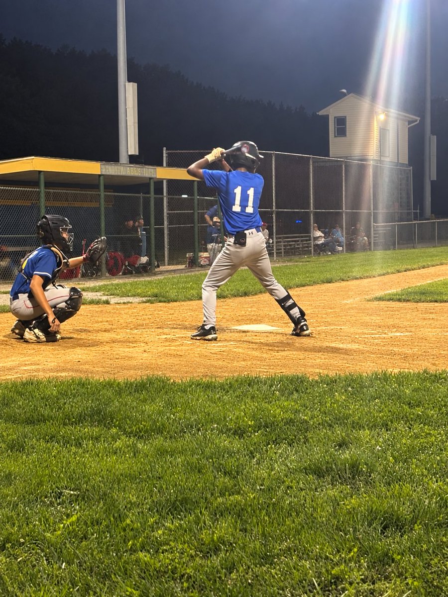 1KTre_NJ's tweet photo. Sep18 game against Pennsville: 0-9 comeback on Pennsville 0-2 Walked and hit by pitcher. Also ran for catcher and pitcher and got 4 steals. On defense Stole a HR 15-12 Win https://t.co/OUcxJaqBsn