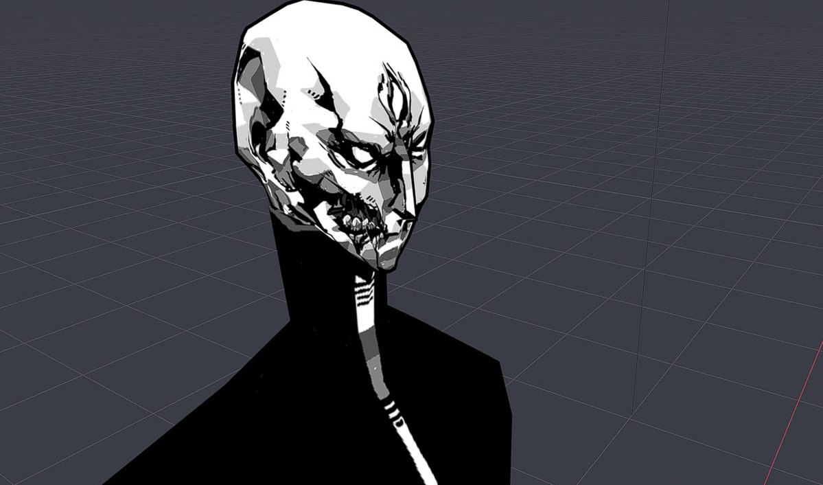 spacedawgspace's tweet photo. model I made of my friend’s OC for his bday <3 https://t.co/VvDbPGupFa