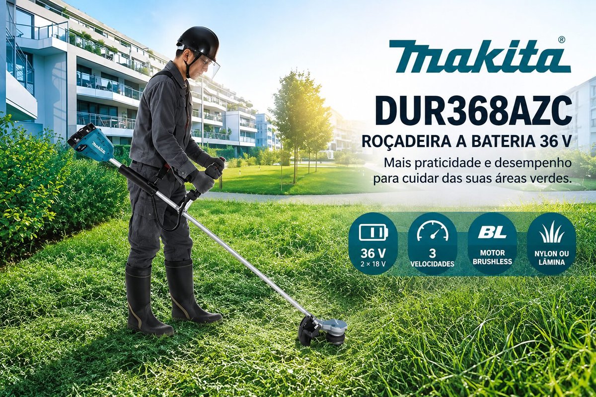 Fernand46914411's tweet photo. A Roçadeira Makita DUR368AZC vale a pena? Com 2 baterias de 18 V 5 Ah e carregador vale a pena para quem procura uma roçadeira a bateria mais robusta, silenciosa e prática para manutenção de jardins, terrenos e áreas verdes

https://t.co/jfR8tOEhVy

#jardim #roçadeira #aparadores https://t.co/NaamPI1rod