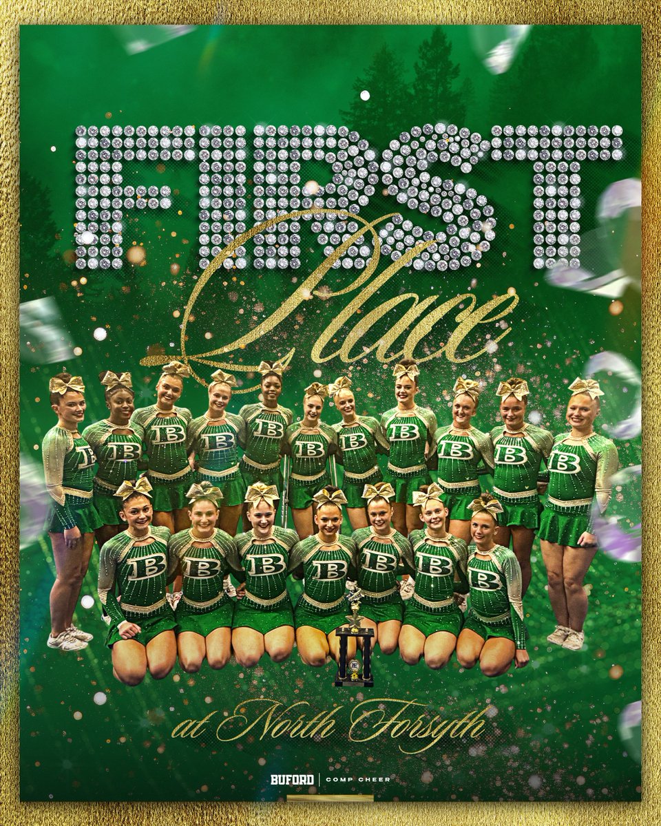BufordCompCheer's tweet photo. FIRST COMP. FIRST PLACE. ๐ฅ๐บ
The Lady Wolves opened their season on top, taking first place at North Forsyth! One competition in, one trophy coming home. ๐
#GoWolves https://t.co/IpqkrQ5w0x