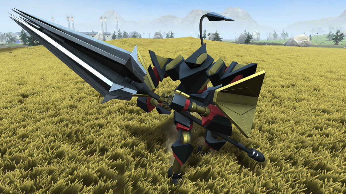 AirborneGames's tweet photo. The latest Granvir updated added 7 armatures with shoulder mounted shields to bolster the melee defensive capabilities of your mech but the real reason to equip them is for fashion. Which shoulder shield is your favorite? More down below. https://t.co/AARw42weJN