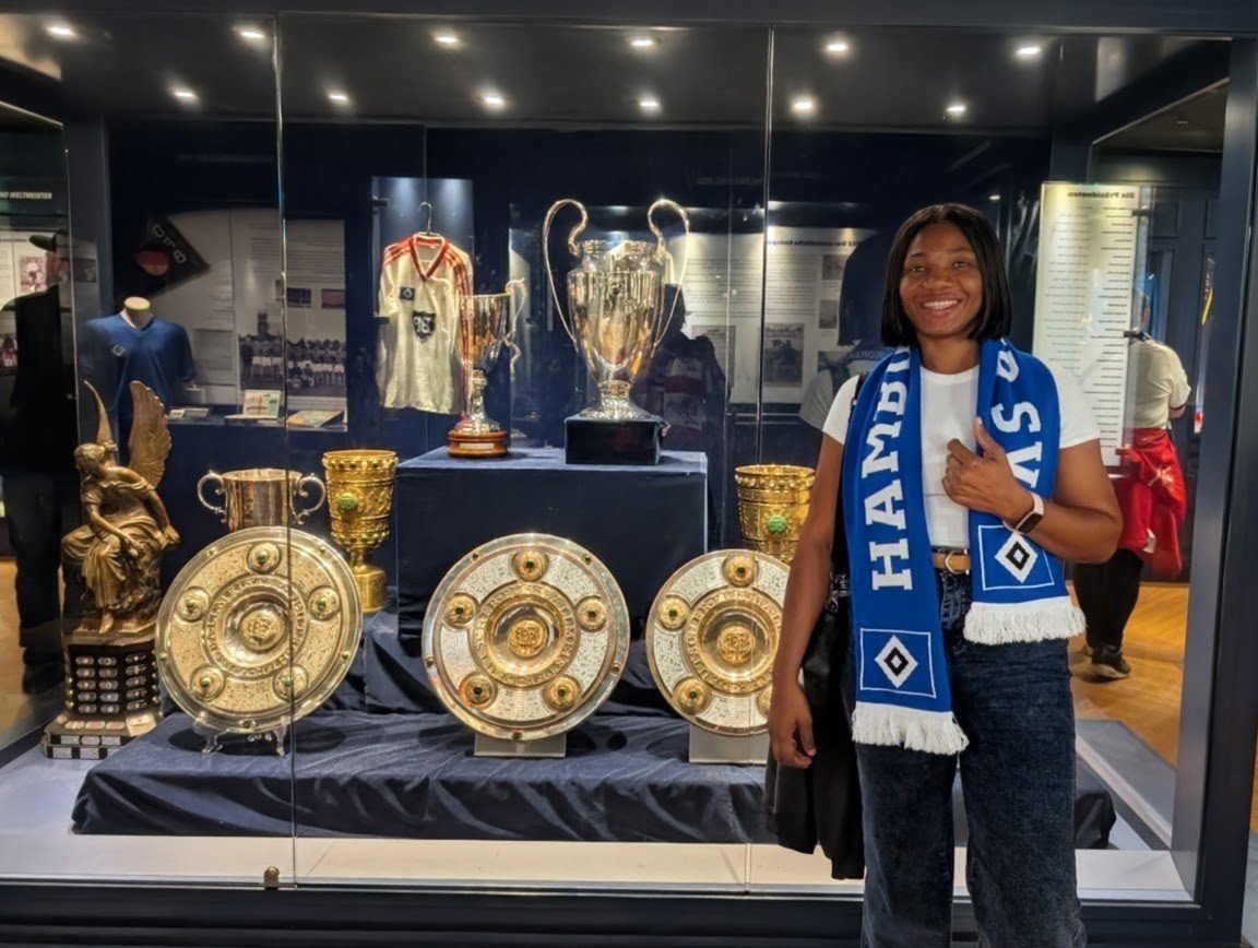 Akosua__Adjei's tweet photo. A 10/10 experience at the  Volksparkstadion https://t.co/3wYBdDGvgD