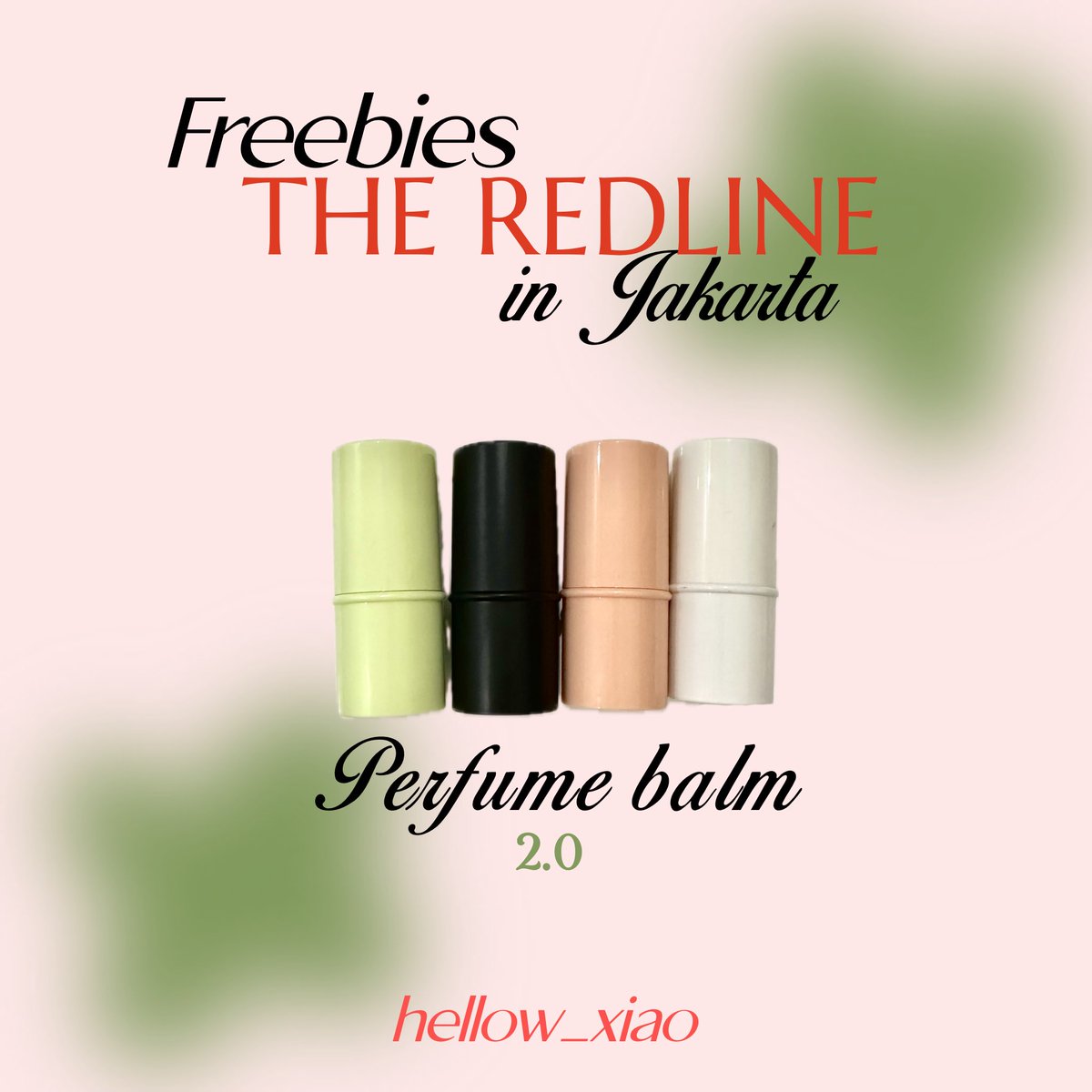 hellow_xiao's tweet photo. 𝓕𝓻𝓮𝓮𝓫𝓲𝓮𝓼 𝓣𝓱𝓮 𝓡𝓮𝓭𝓵𝓲𝓷𝓮 
𝓲𝓷 𝓙𝓪𝓴𝓪𝓻𝓽𝓪
——— made with love by @hellow_xiao

🎁 perfume balm 2.0
🗓️tix redemption (moots) & Oct 3rd (for all)
📍Indonesia Arena
🔥limited quantity
‼️random~

🍀only those who liked & retweeted this can claim‼️

⬇️⬇️pls read the disclaimer⬇️⬇️