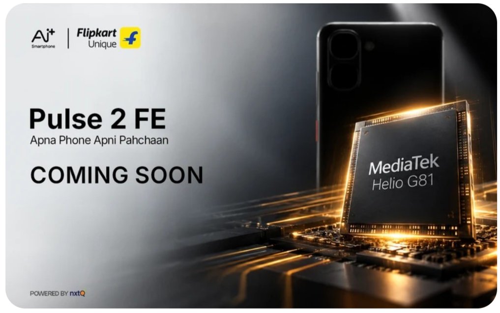 Ravikrn36's tweet photo. Ai+ Pulse 2 FE 4G Coming soon ๐ฎ๐ณ
. Mediatek Helio G81 4G
. 2.0Ghz Processor
. Green ๐ข
. Blue ๐ต
. Purple ๐ฃ
. Black โซ
#AiPlusSmartphone #AiPlusPulse2FE https://t.co/43EjDSilLi