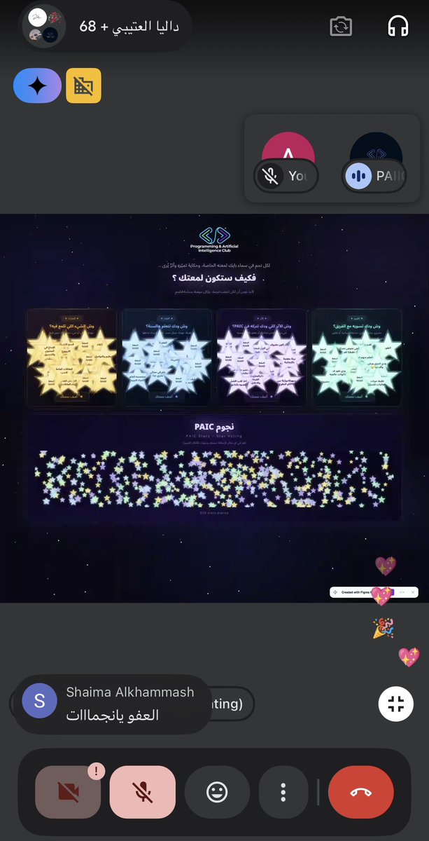EngAbeer24's tweet photo. كعاادة PAIC متمييزز في كل لقاء وانجاز👏👏
بداية لسنة مليييئة بالانجازات مع PAIC ،
كل الشكر للقادة الملهمين والأعضاء اللي يلمعووون في كلية الحاسبات وتقنية المعلومات 🌟🌟
#BuildWithPAIC https://t.co/MHSqSVUl6D
