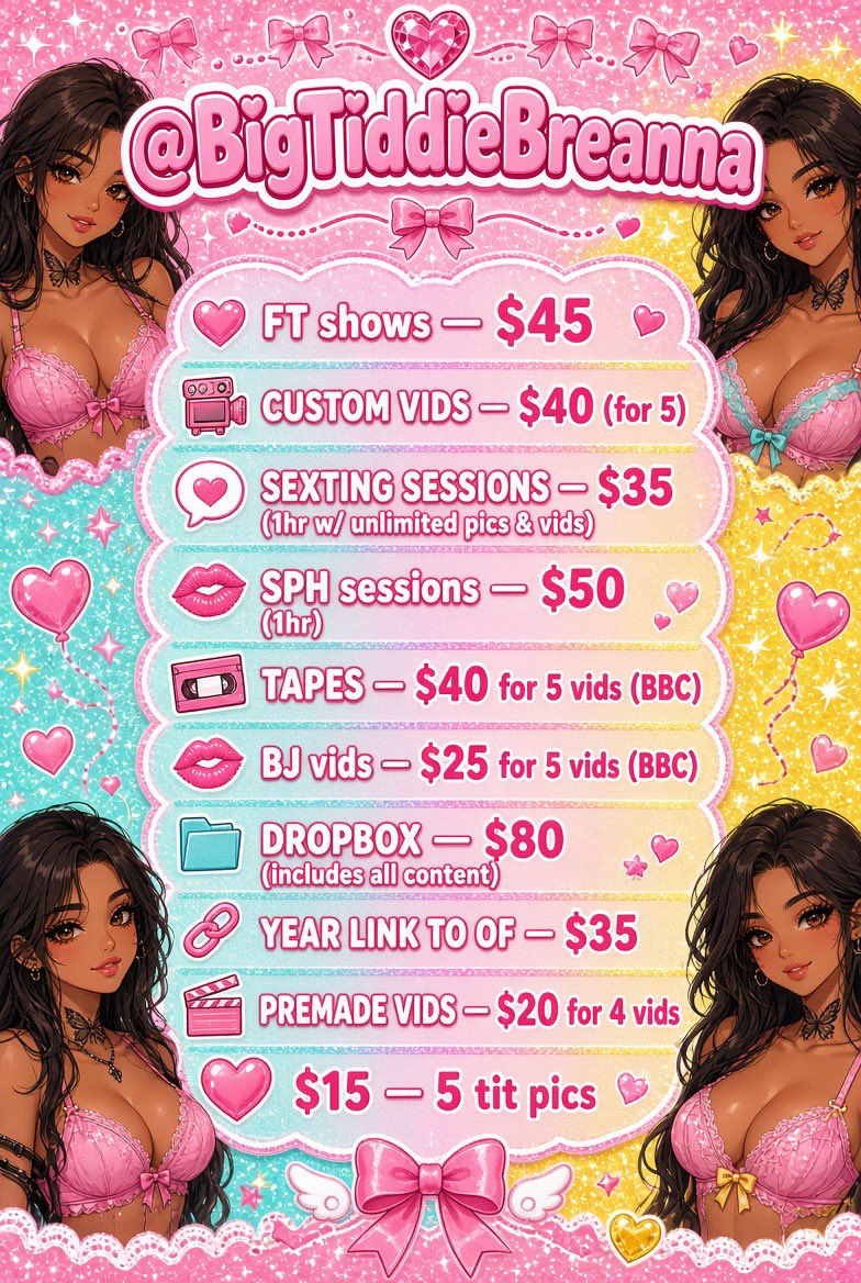 BigTiddieBre's tweet photo. facetime shows + MORE are now available please don’t be shy daddies 💋😝 come shop with your favorite big tiddie slut 🥺🍒 #buyingcontent #sellingcontent https://t.co/4gdSBcbLyU