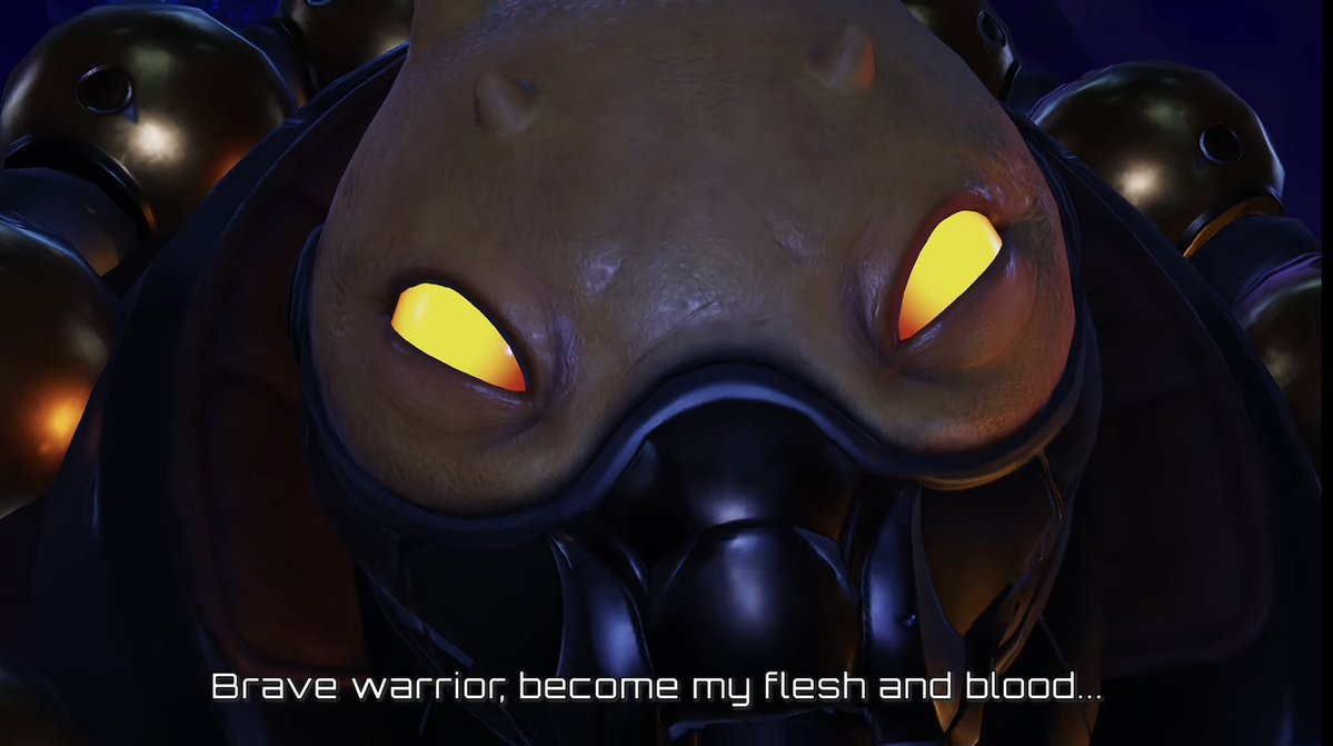 MetroidAnalyst's tweet photo. Samus’ new assailants could be from the Space Pirate fleet. Not sure if I prefer a new faction or a return of the classic enemy. 

If it is a new faction, this could be a setup for the next Metroid! https://t.co/nQ7UudFojW