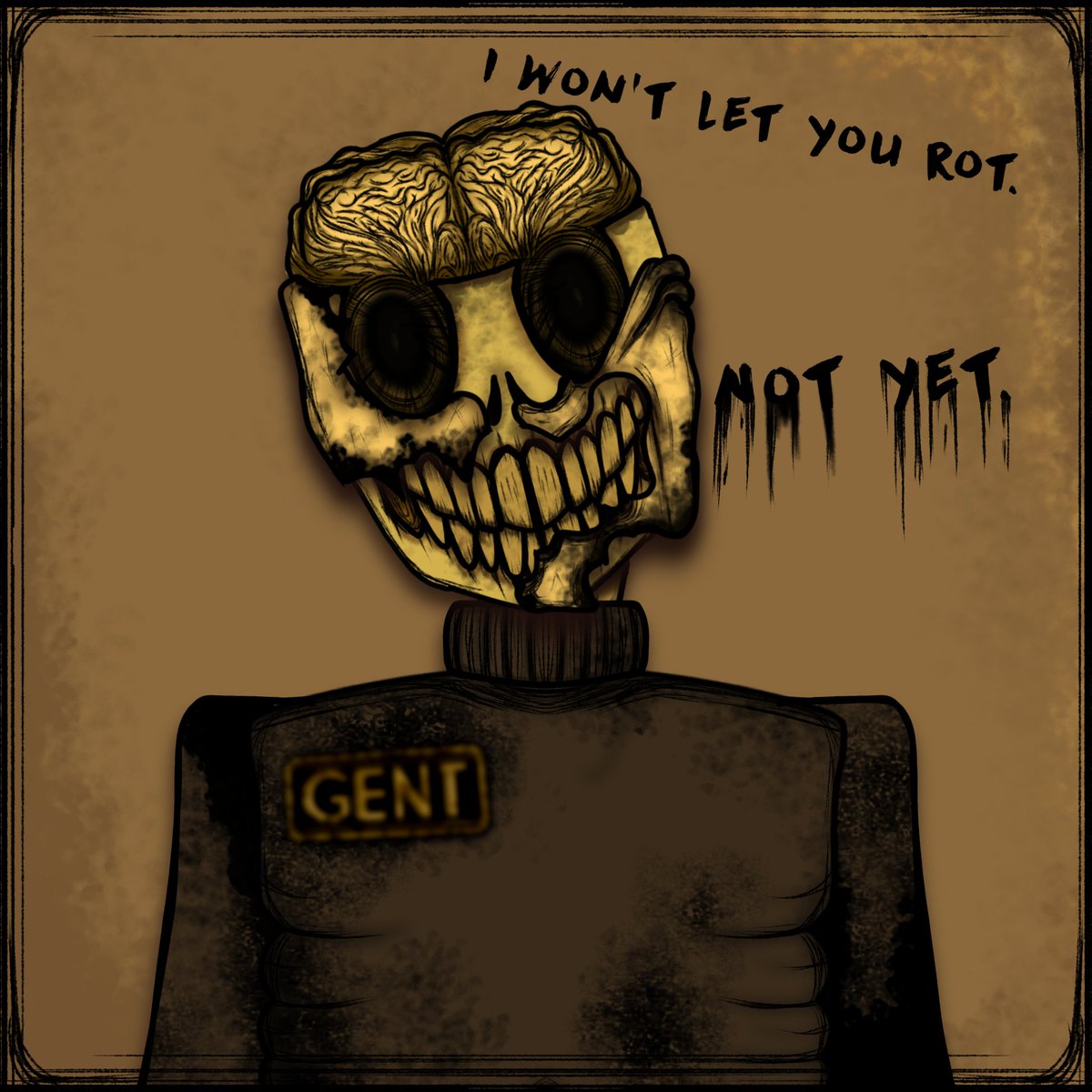 C2TheMFingT's tweet photo. Someday #BendytheCage will release but till then I'm stuck making ocs based on the breadcrumbs we have 😔

#BENDY #OC #Batdr #batim https://t.co/5hAEX2Dqie
