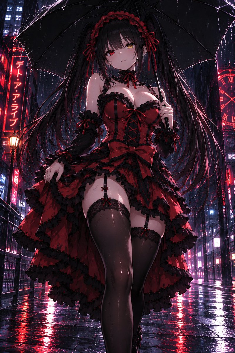 CreaterArt1418's tweet photo. Kurumi in the rain 🖤🌧
#kurumitokisaki #時崎狂三 https://t.co/0NPpdYzZko