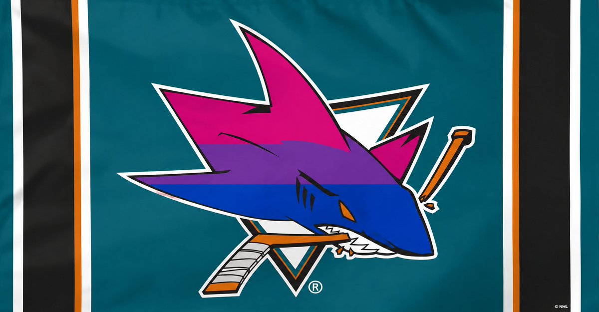 StevesRawMind's tweet photo. my feed is covered with bisexual flags with themes in the middle, "bisexuals who like swords" "bisexuals who like tiramisu" "bisexuals who like trains"

yeah well lets flip it around okay how about this flag for sharks fans who like bisexuals?! https://t.co/edJI7RwRET