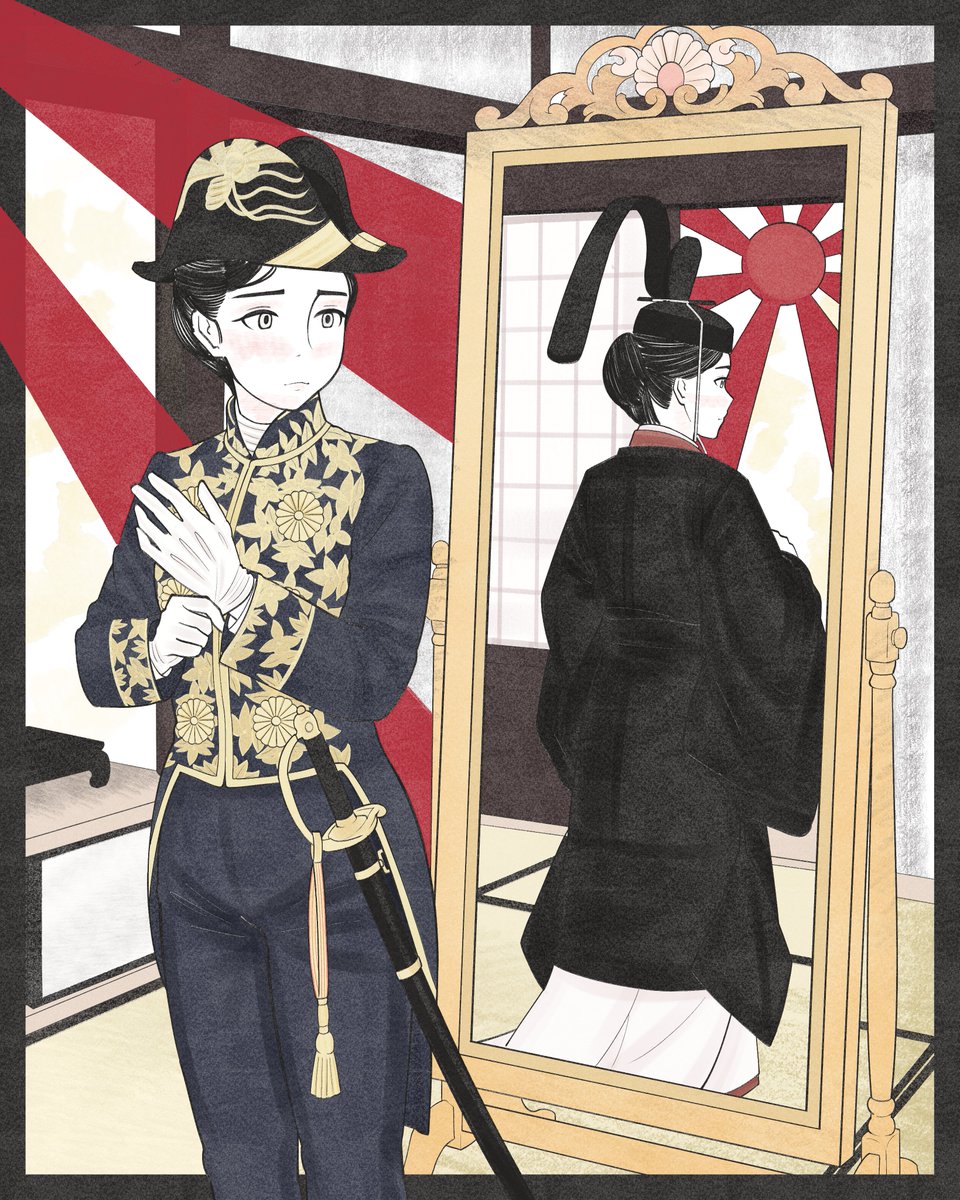 imeukurago's tweet photo. emperor meiji,
looking outwards.
#illustration #イラストㅤㅤㅤ https://t.co/E83Kah7TIw