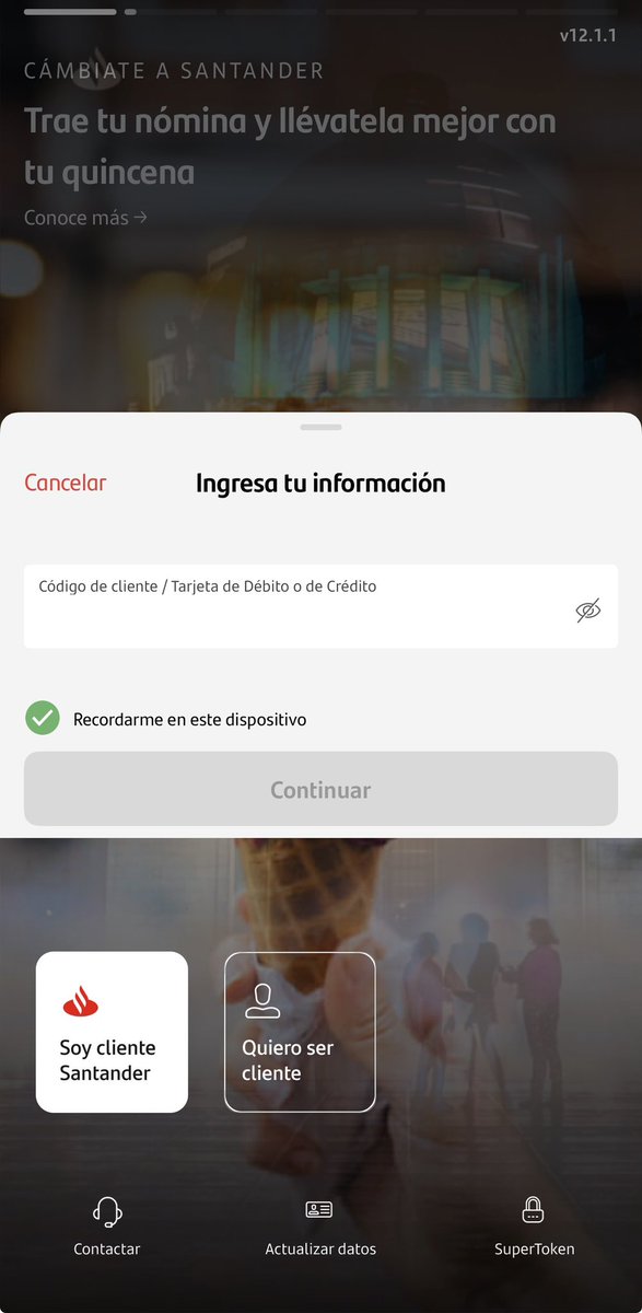 OscarZisumbo's tweet photo. @SantanderMx Por qué cada que quiero iniciar sesión debo poner mis datos otra vez? 😩😒 https://t.co/NtRVONdoaR