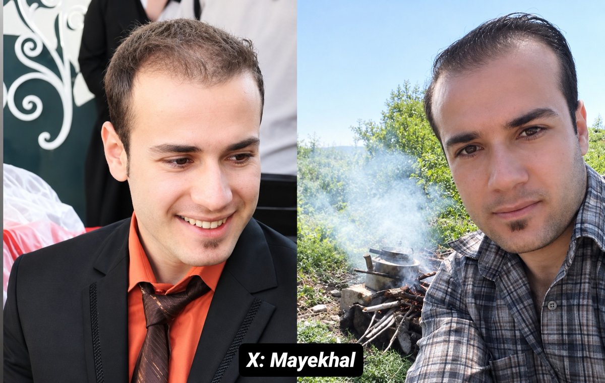 Mayekhal's tweet photo. به یاد جاویدنام فریدون محمودی؛ ۳۲ ساله از سقز

فریدون از اولین جاویدنامان خیزش ۱۴۰۱ است، استادکار صافکاری، همسر و پدری مهربان که زندگی‌اش با رنجِ کار و عشق به خانواده عجین بود

در ۲۸ شهریور ۱۴۰۱ مقابل مسجد جامع سقز به دست رژیم اشغالگر جمهوری اسلامی کشته شد 🥀

#فریدون_محمودی https://t.co/GcoxkHiI9s