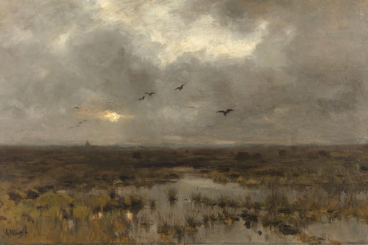Goudriaan2's tweet photo. The Marsh
Anton Mauve, 1885-1888 https://t.co/XBHt06AMFp