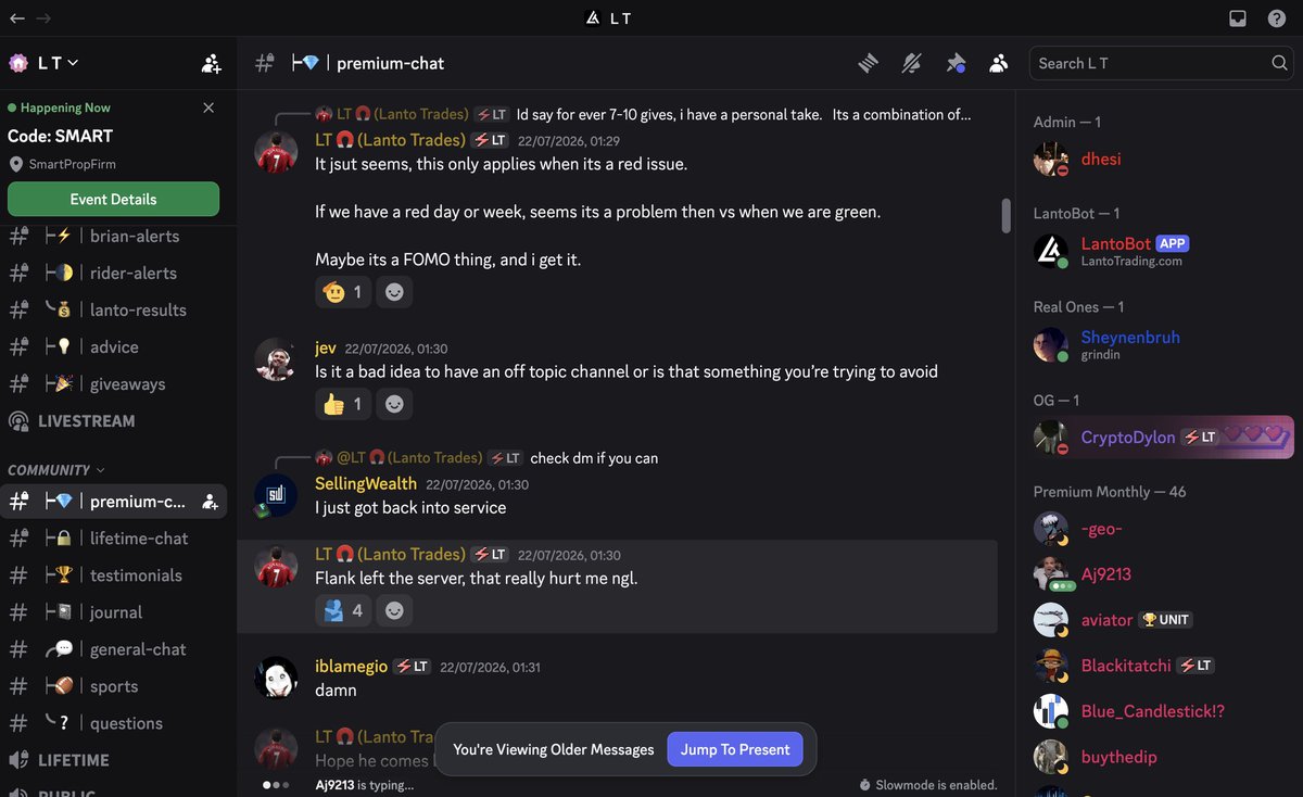 DeepAhluwalia9's tweet photo. CAN U EXPLAIN WHY @flank2 MFF AND CARSON LEFT UR DISCORD @lanto_trades 

U ARE A LIAR AND A LARPER. U CAN DELETE AS MANY COMMENTS AS U WANT BUT THE TRUTH IS THERE

@3xBoogeyman @dontbsalti @traderkane @imantradingYT 

#JUSTICEFORCARSON #JUSTICEFORMMF #JUSTICEFORFLANK https://t.co/i7hSmntOcG
