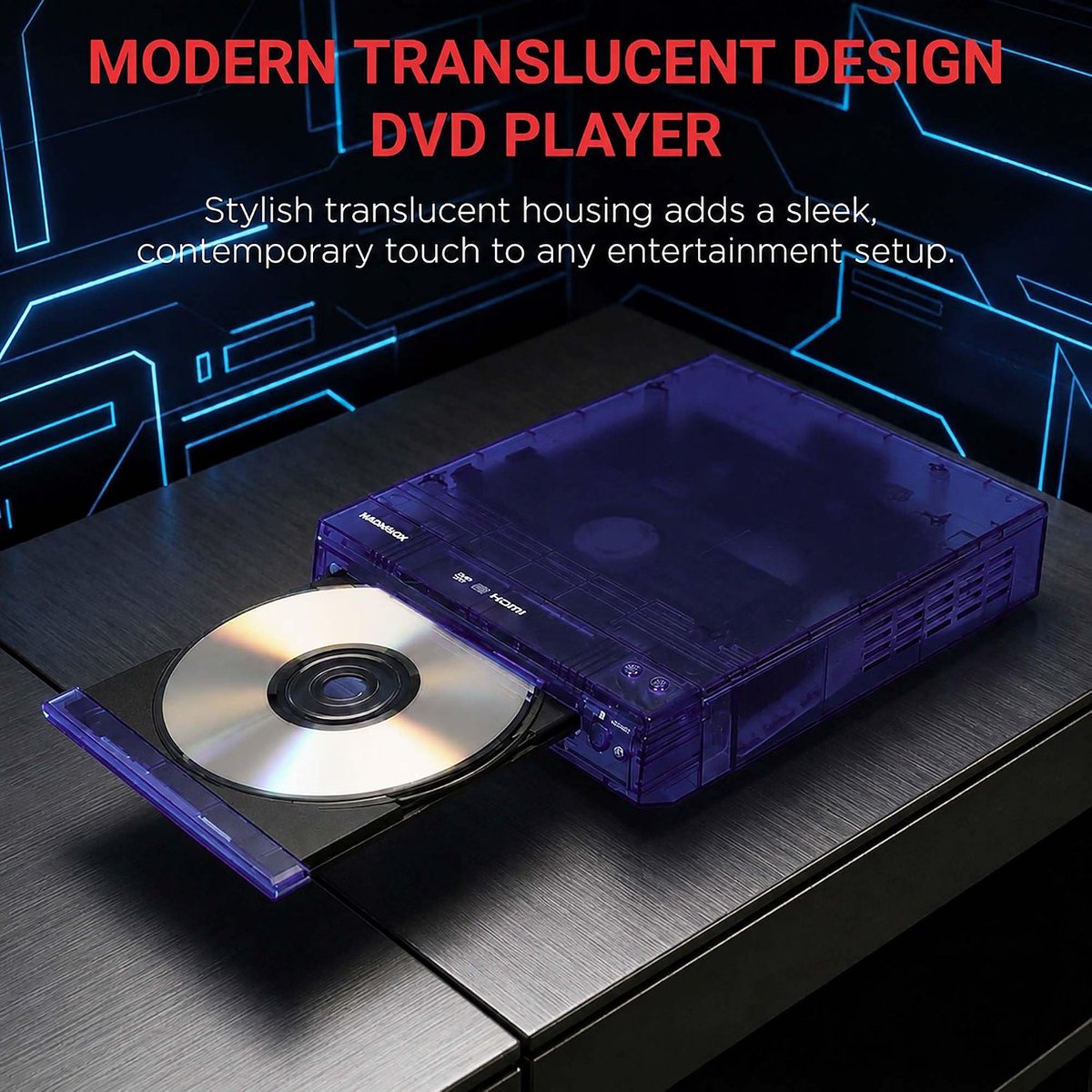 Nintendeal's tweet photo. Translucent Magnavox DVD Player (Blue / Purple / Orange / Red) is $34.99 at Walmart: https://t.co/LC1R5nUQnU

$39.99 on Amazon: https://t.co/lmRRjESwu5 #ad https://t.co/kPYbmQXcPj